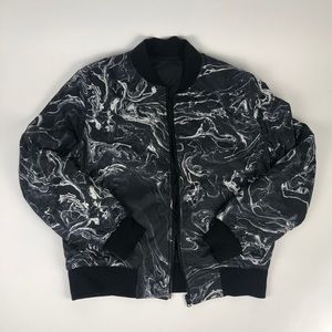 Sandro Men’s Marble Bomber Jacket